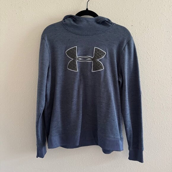 Under Armour ColdGear Blue Hoodie Size XL - Picture 1 of 4